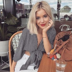 Maroon/Nude Wrap Crop Top 🌹Festival wear🌹